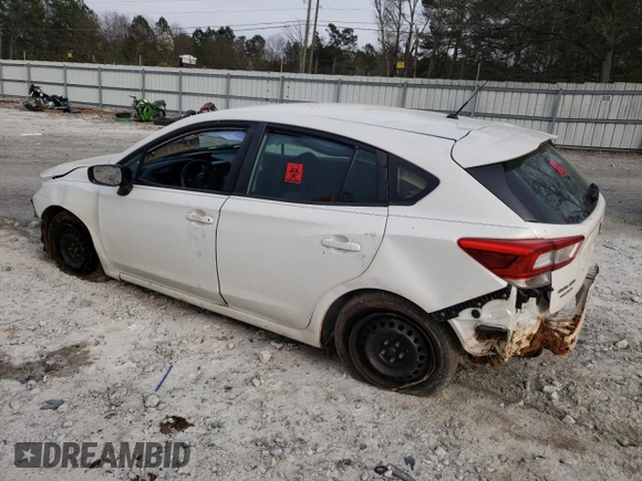 2017 Subaru Impreza with VIN 4S3GTAA67H3706682, listed as a Copart auction lot 42966143 with 91,140 mi miles. Bid and sale history available at carsss.com. Image 2.