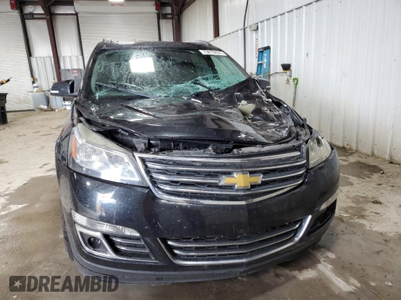 2015 Chevrolet Traverse LTZ with VIN 1GNKVJKDXFJ183899, listed as a Copart auction lot 75819424 with 162,536 mi miles and Salvage Title. Bid and sale history available at DreamBid. Image 5.