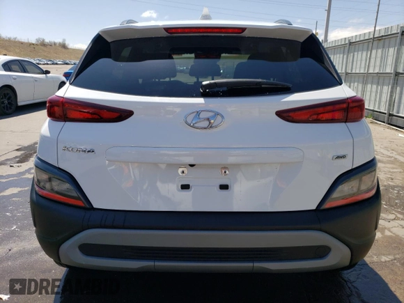2023 Hyundai Kona SEL with VIN KM8K6CAB3PU997406, listed as a Copart auction lot 51637595 with 51,217 mi miles and Salvage Title. Bid and sale history available at DreamBid. Image 6.