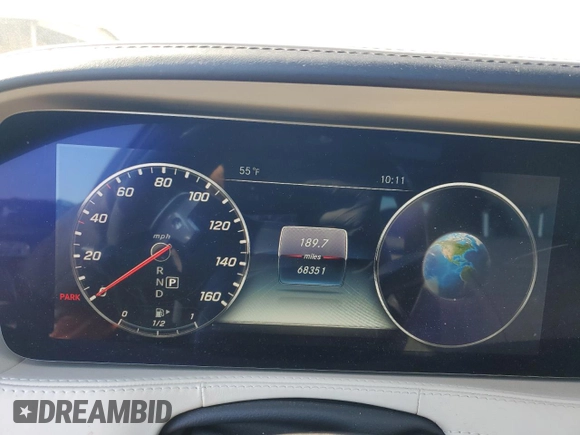 2020 Mercedes-Benz S-Class S 560 with VIN WDDUG8DBXLA521688, listed as a Copart auction lot 49574515 with 68,351 mi miles and Salvage Title. Bid and sale history available at carsss.com. Image 9.