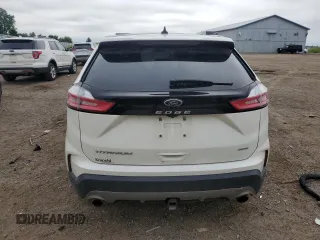2021 Ford Edge Titanium with VIN 2FMPK4K90MBA34404, listed as a Copart auction lot 61762715 with 45,102 mi miles and Salvage title. Bid and sale history available at DreamBid. Image 6.