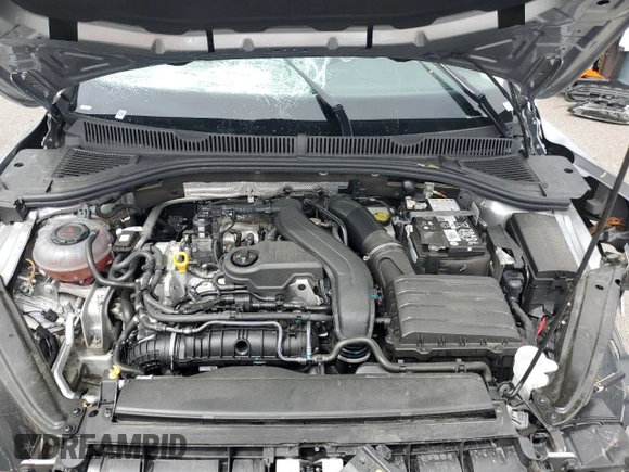 2024 Volkswagen Jetta S with VIN 3VW5M7BU3RM091307, listed as a Copart auction lot 61591025 with 21,581 mi miles and Clean title. Bid and sale history available at DreamBid. Image 11.