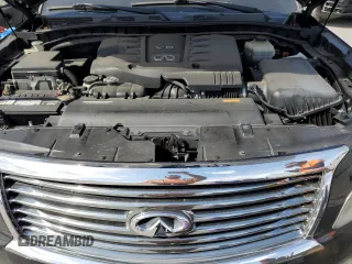 2011 Infiniti QX56 7-passenger with VIN JN8AZ2NF7B9501652, listed as a Copart auction lot 76238674 with 102,157 mi miles and Salvage Title. Bid and sale history available at carsss.com. Image 12.