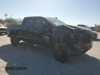 2021 Chevrolet Silverado 1500 LT Trail Boss with VIN 1GCPYFEDXMZ342045, listed as a Copart auction lot 48592785 with 51,789 mi miles and Salvage Title. Bid and sale history available at DreamBid. Image 4.