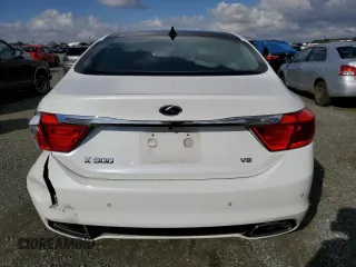 2015 Kia K900 Luxury with VIN KNALW4D43F6021136, listed as a Copart auction lot 79057764 with 60,959 mi miles and Salvage Title. Bid and sale history available at carsss.com. Image 6.