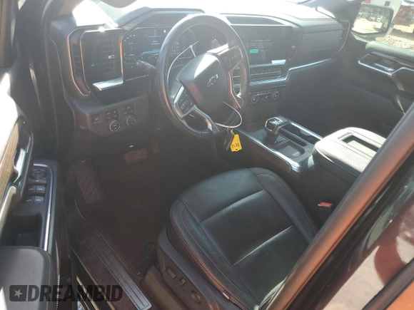 2022 Chevrolet Silverado 1500 RST with VIN 1GCUDEED1NZ594714, listed as a Copart auction lot 47855845 with 68,461 mi miles and Salvage Title. Bid and sale history available at DreamBid. Image 8.