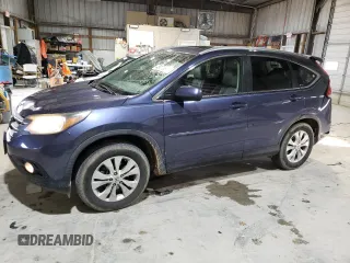 2012 Honda CR-V EX-L with VIN 5J6RM4H7XCL007345, listed as a Copart auction lot 49779695 with 176,655 mi miles and Salvage Title. Bid and sale history available at carsss.com. Image 1.
