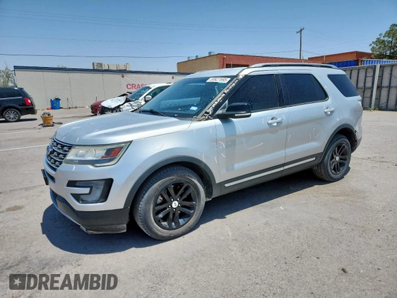 2017 Ford Explorer XLT with VIN 1FM5K7D84HGD05878, listed as a Copart auction lot 58927695 with 117,559 mi miles and Salvage title. Bid and sale history available at DreamBid. Image 1.