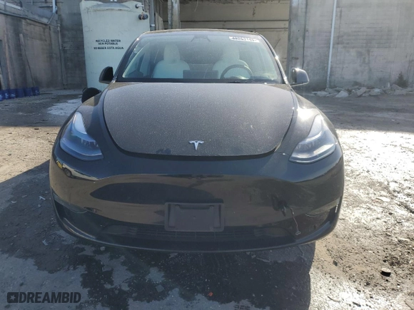 2023 Tesla Model Y Long Range with VIN 7SAYGDEE0PF635549, listed as a Copart auction lot 48263145 with 18,449 mi miles and Salvage Title. Bid and sale history available at carsss.com. Image 5.