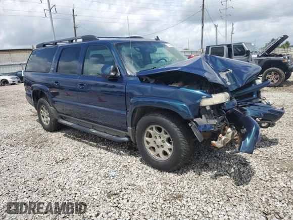 2006 Chevrolet Suburban Z71 with VIN 1GNFK16Z16J171303, listed as a Copart auction lot 61349645 with 158,488 mi miles and Salvage title. Bid and sale history available at DreamBid. Image 4.