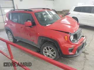 2020 Jeep Renegade Latitude with VIN ZACNJBBB3LPL03749, listed as a IAAI auction lot 41623690 with 1 mi miles. Bid and sale history available at carsss.com. Image 1.