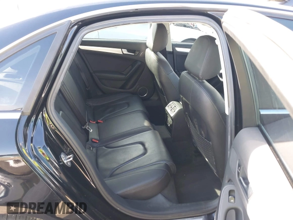 2012 Audi A4 2.0T Premium Plus with VIN WAUEFAFL2CA112189, listed as a IAAI auction lot 41604018 with 104,061 mi miles. Bid and sale history available at carsss.com. Image 8.