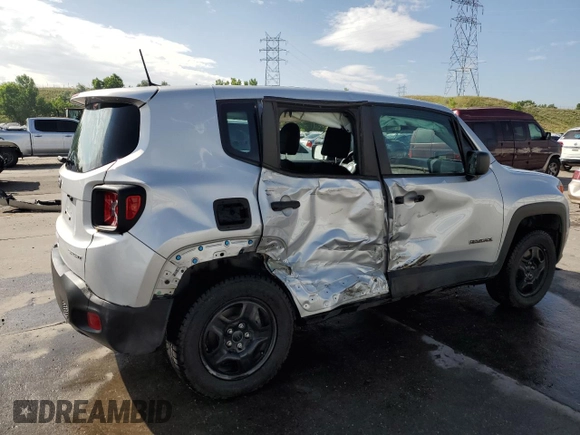 2021 Jeep Renegade Sport с VIN ZACNJDAB9MPN21144, выставлен на аукционе Copart как лот 62300475 с пробегом 38 191 миль миль и Списание • Salvage title. История ставок и продаж доступна на DreamBid. Изображение 3.