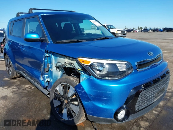 2016 Kia Soul + with VIN KNDJP3A56G7360757, listed as a IAAI auction lot 41840778 with 82,399 mi miles. Bid and sale history available at carsss.com. Image 6.