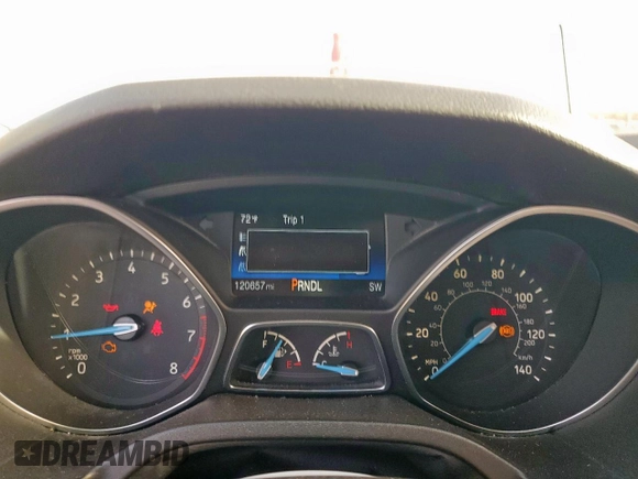 2017 Ford Focus SE with VIN 1FADP3F20HL270630, listed as a Copart auction lot 49359955 with 120,657 mi miles and Salvage Title. Bid and sale history available at DreamBid. Image 9.