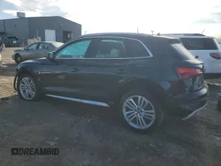 2018 Audi Q5 Premium Plus with VIN WA1BNAFY5J2076813, listed as a Copart auction lot 87555425 with 0 mi miles and Salvage Title. Bid and sale history available at carsss.com. Image 2.