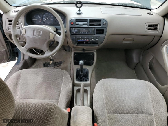 1997 Honda Civic LX with VIN 1HGEJ6574VL020352, listed as a Copart auction lot 53406855 with 216,655 mi miles and Clean Title. Bid and sale history available at carsss.com. Image 8.