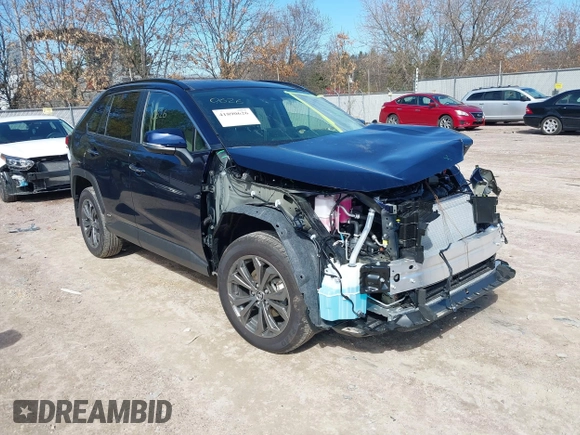 2025 Toyota RAV4 Hybrid Limited with VIN JTMD6RFV7SD570967, listed as a IAAI auction lot 41890626 with 1,186 mi miles. Bid and sale history available at carsss.com. Image 1.