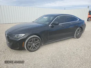 2024 BMW 4 Series 430i xDrive with VIN WBA73AV00RFT44343, listed as a Copart auction lot 87362534 with 1,346 mi miles and Salvage Title. Bid and sale history available at carsss.com. Image 1.