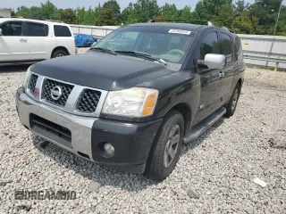2005 Nissan Armada LE z VIN 5N1AA08A15N738216, wystawiony jako Copart lot #62122374 z przebiegiem 216 725 mil mil oraz Szkoda całkowita • Salvage title. Historia ofert i sprzedaży dostępna na DreamBid. Obrazek 1.