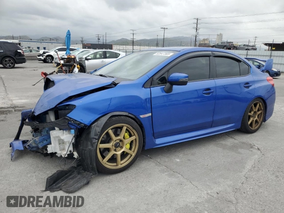 2020 Subaru WRX STI Limited with VIN JF1VA2Y64L9828520, listed as a Copart auction lot 53547365 with 34,272 mi miles and Salvage Title. Bid and sale history available at carsss.com. Image 1.