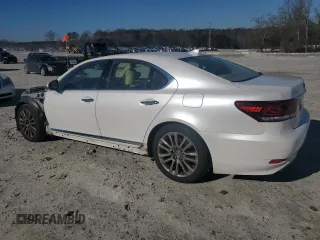 2017 Lexus LS with VIN JTHBL5EFXH5145845, listed as a Copart auction lot 86090854 with 51,905 mi miles and Salvage Title. Bid and sale history available at carsss.com. Image 2.