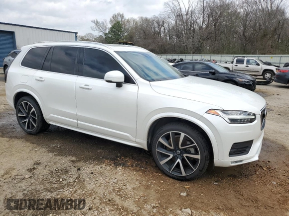2020 Volvo XC90 Momentum with VIN YV4A22PK9L1618947, listed as a Copart auction lot 48024675 with 92,206 mi miles and Salvage Title. Bid and sale history available at carsss.com. Image 4.