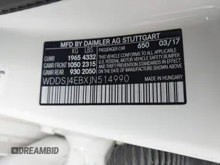 2018 Mercedes-Benz CLA 250 z VIN WDDSJ4EBXJN514990, wystawiony jako IAAI lot #42442189 z przebiegiem 120 236 mil mil oraz . Historia ofert i sprzedaży dostępna na DreamBid. Obrazek 9.