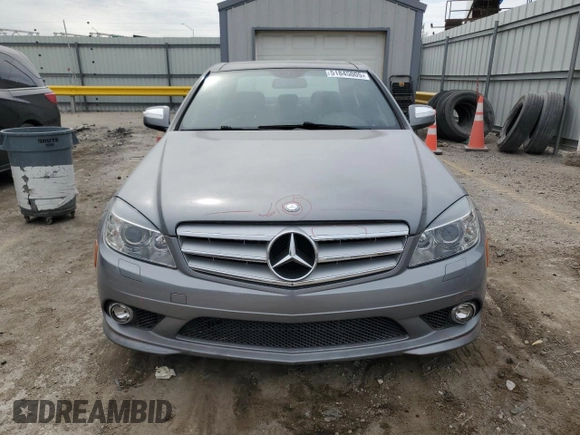 2008 Mercedes-Benz C 350 Sport with VIN WDDGF56X58R025469, listed as a Copart auction lot 51845005 with 49,759 mi miles and Salvage title. Bid and sale history available at DreamBid. Image 5.