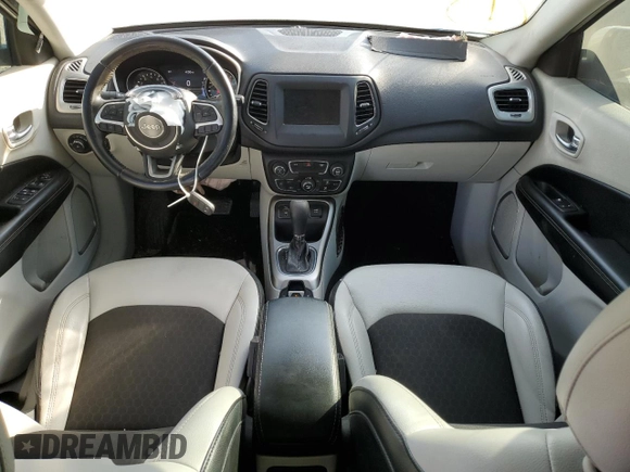2020 Jeep Compass Latitude with VIN 3C4NJCBB7LT169197, listed as a Copart auction lot 74773554 with 107,814 mi miles and Salvage title. Bid and sale history available at DreamBid. Image 8.