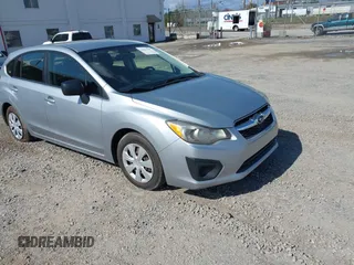 2013 Subaru Impreza 2.0i with VIN JF1GPAA69DH869499, listed as a IAAI auction lot 41823347 with 76,497 mi miles and . Bid and sale history available at DreamBid. Image 1.