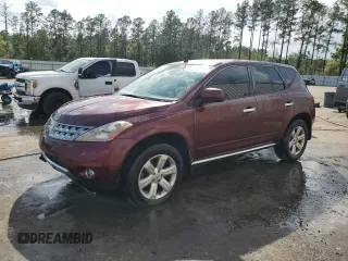 2007 Nissan Murano SL z VIN JN8AZ08T67W515959, wystawiony jako Copart lot #51770265 z przebiegiem 167 154 mil mil oraz Szkoda całkowita • Salvage title. Historia ofert i sprzedaży dostępna na DreamBid. Obrazek 1.