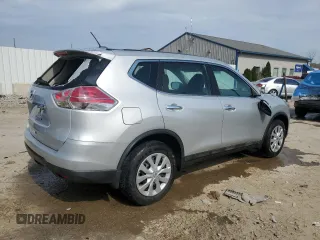 2015 Nissan Rogue SV with VIN 5N1AT2MT7FC910159, listed as a Copart auction lot 53895535 with 48,047 mi miles and Salvage Title. Bid and sale history available at DreamBid. Image 3.