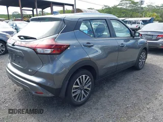 2024 Nissan Kicks SV with VIN 3N1CP5CV5RL504477, listed as a IAAI auction lot 41809238 with 13,414 mi miles and . Bid and sale history available at DreamBid. Image 4.