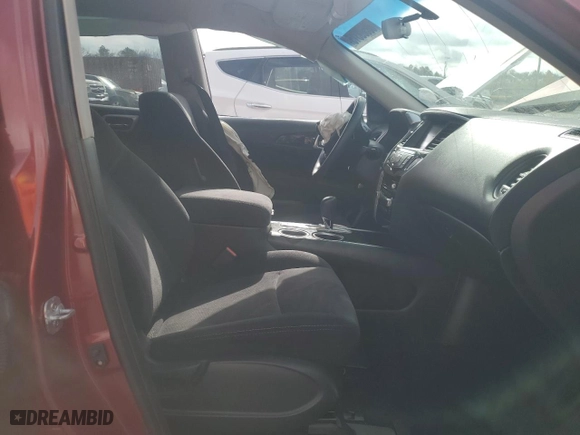 2016 Nissan Pathfinder SL with VIN 5N1AR2MN4GC666407, listed as a Copart auction lot 88509315 with 0 mi miles and Salvage Title. Bid and sale history available at carsss.com. Image 7.