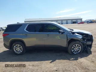 2020 Chevrolet Traverse LS with VIN 1GNERFKW0LJ262283, listed as a IAAI auction lot 42106293 with 52,934 mi miles and . Bid and sale history available at DreamBid. Image 14.