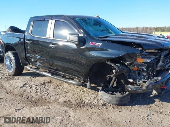 2022 Chevrolet Silverado 1500 Custom Trail Boss with VIN 3GCUDCET3NG657260, listed as a IAAI auction lot 40961987 with 51,631 mi miles and . Bid and sale history available at DreamBid. Image 6.