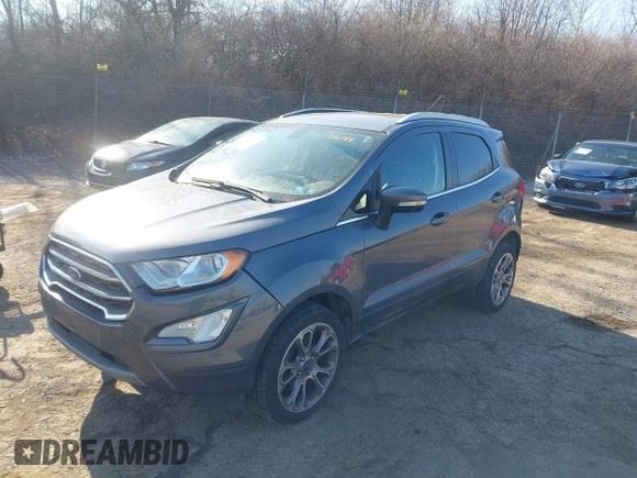 2018 Ford EcoSport Titanium z VIN MAJ6P1WL0JC172094, wystawiony jako IAAI lot #41640624 z przebiegiem 73 137 mil mil oraz . Historia ofert i sprzedaży dostępna na DreamBid. Obrazek 17.