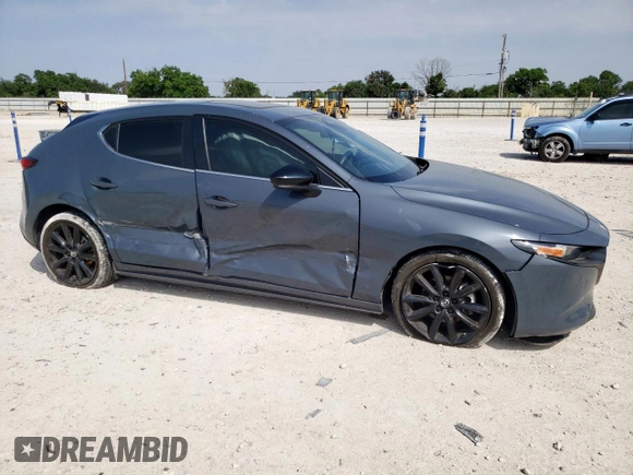2024 Mazda 3 S Carbon Edition with VIN JM1BPBLM6R1657648, listed as a Copart auction lot 57335935 with 26,462 mi miles and Salvage title. Bid and sale history available at DreamBid. Image 4.