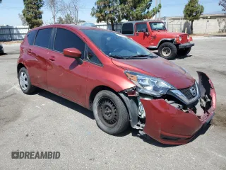 2017 Nissan Note SV with VIN 3N1CE2CP4HL361445, listed as a Copart auction lot 64514415 with 91,521 mi miles and Salvage title. Bid and sale history available at DreamBid. Image 4.
