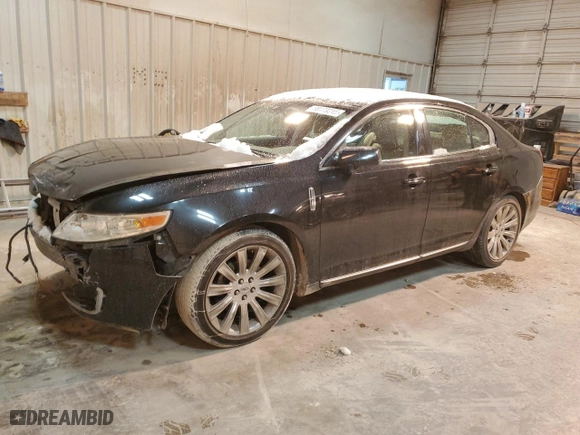 2010 Lincoln MKS with VIN 1LNHL9DR9AG608823, listed as a Copart auction lot 88173215 with 110,329 mi miles and Salvage Title. Bid and sale history available at carsss.com. Image 1.