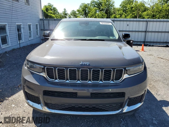 2022 Jeep Grand Cherokee Limited with VIN 1C4RJKBG1N8507816, listed as a Copart auction lot 58566885 with 34,375 mi miles and Salvage title. Bid and sale history available at DreamBid. Image 5.