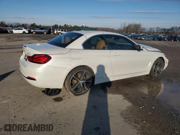 2020 BMW 4 Series 430i xDrive with VIN WBA4Z3C00L5P09777, listed as a Copart auction lot 85852324 with 24,848 mi miles and Salvage title. Bid and sale history available at DreamBid. Image 3.