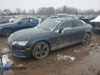 2018 Audi A4 Premium Plus z VIN WAULMAF46JN006954, wystawiony jako Copart lot #44531065 z przebiegiem 86 121 mil mil oraz Szkoda całkowita • Salvage title. Historia ofert i sprzedaży dostępna na DreamBid. Obrazek 1.