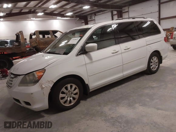 2008 Honda Odyssey EX-L with VIN 5FNRL38748B409231, listed as a IAAI auction lot 41820021 with 193,840 mi miles. Bid and sale history available at carsss.com. Image 2.
