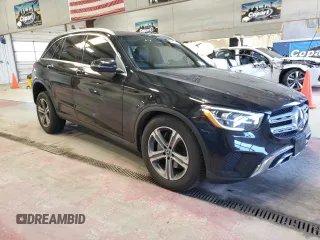2022 Mercedes-Benz GLC 300 with VIN W1N0G8EB0NV378147, listed as a Copart auction lot 53201525 with 46,630 mi miles and Salvage Title. Bid and sale history available at DreamBid. Image 4.