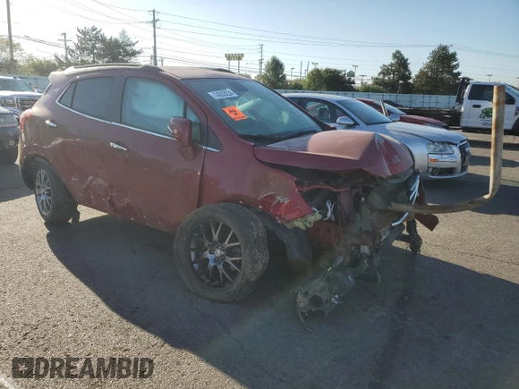 2018 Buick Encore Sport Touring with VIN KL4CJ1SB6JB542914, listed as a Copart auction lot 74553234 with Not Provided miles and Salvage Title. Bid and sale history available at DreamBid. Image 4.