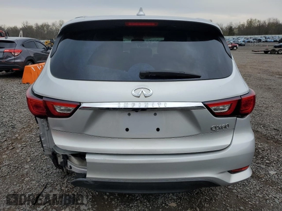2018 Infiniti QX60 with VIN 5N1DL0MM7JC507219, listed as a Copart auction lot 52627945 with 154,628 mi miles and Salvage Title. Bid and sale history available at DreamBid. Image 6.
