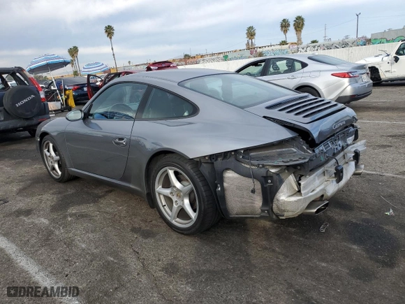 2006 Porsche 911 Carrera with VIN WP0AA29916S715607, listed as a Copart auction lot 41468095 with 48,305 mi miles and Salvage Title. Bid and sale history available at carsss.com. Image 2.