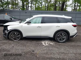 2025 Infiniti QX60 Luxe with VIN 5N1AL1FS6SC351230, listed as a IAAI auction lot 42285154 with 310 mi miles and . Bid and sale history available at DreamBid. Image 14.